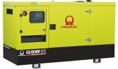 Дизельный генератор 47,97 квт Pramac GSW-65-I в кожухе с АВР - новый