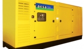 Дизельный генератор 340 квт Aksa AD-490 в кожухе с АВР - новый
